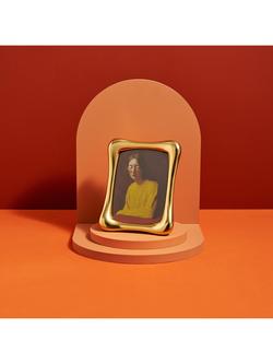 L'OBJET Anton Photo Frame, Gold - view 2, Gold