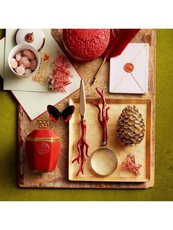 L'OBJET Coral Magnifying Glass, Red/Gold - view 2, Coral / Gold