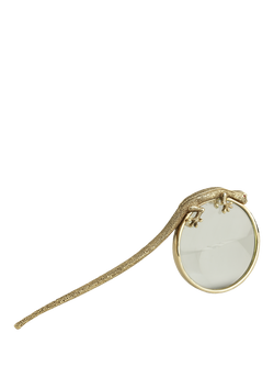 L'OBJET Gecko Magnifying Glass, Gold, Gold