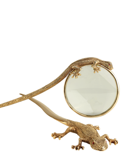 L'OBJET Gecko Magnifying Glass, Gold - view 2, Gold