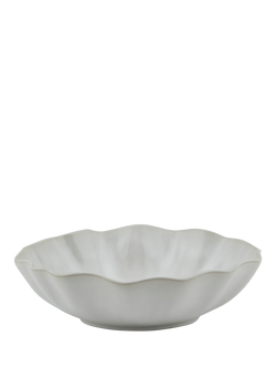 Neptune Sennen Stoneware Pasta Bowl, 22.5cm, White, White