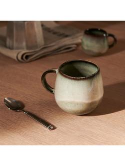 Neptune Molland Stoneware Cappuccino Mug, 360ml, Natural - view 2, Natural