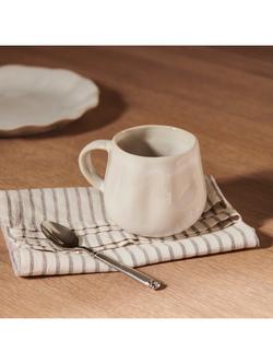 Neptune Sennen Stoneware Mug, 380ml, White - view 2, White