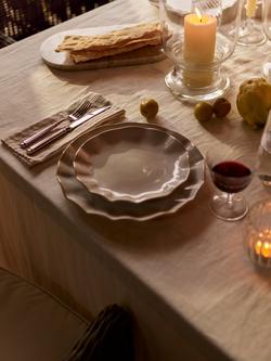 Neptune Sennen Stoneware Dinner Plate, 28cm, White - view 2, White