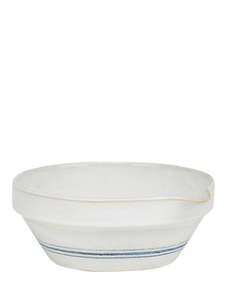 Neptune Melbury Medium Stoneware Mixing Bowl, Natural/Navy, Natural