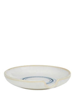 Neptune Melbury Stoneware Spoon Rest, Natural/Navy, Natural