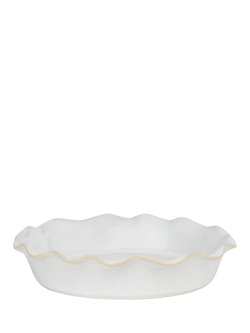 Neptune Bramley Stoneware Pie Dish, 26.7cm, White, Natural