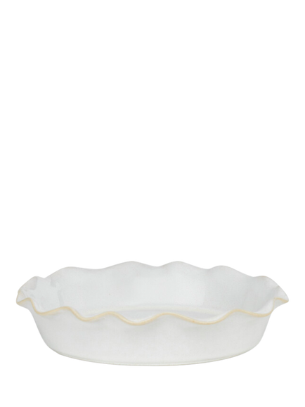 Neptune Bramley Stoneware Pie Dish, 26.7cm, White, Natural