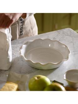 Neptune Bramley Stoneware Pie Dish, 26.7cm, White - view 2, Natural