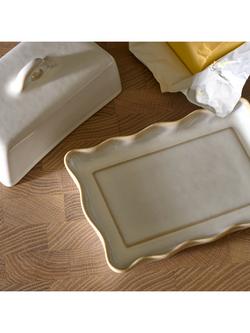 Neptune Bramley Stoneware Butter Dish, Natural - view 2, Natural