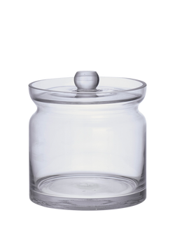 Neptune Wingfield Medium Glass Jar, Clear, Natural