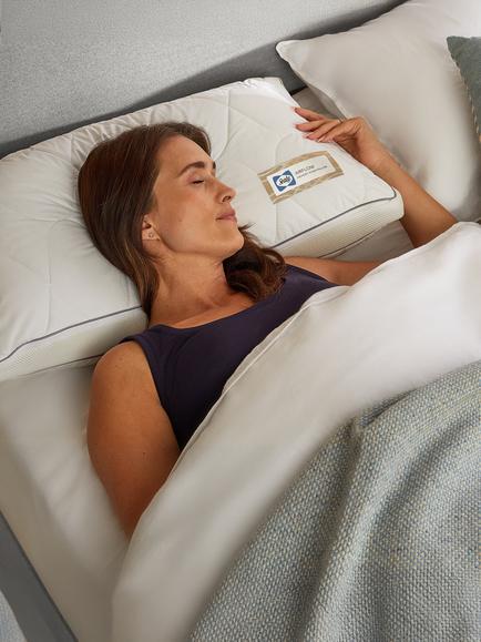 Sealy Airflow Memory Foam Standard Pillow Pair, Medium/Firm - view 2, White