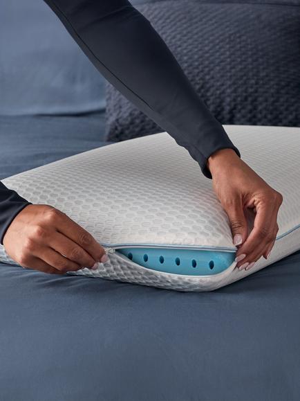 Silentnight Memory Foam Cooling Pillow - view 2, White