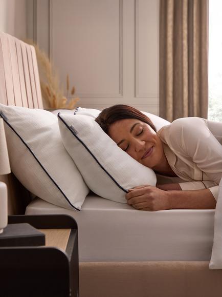 Silentnight Hotel Collection Prestige Standard Pillow, Medium/Firm - view 2, White