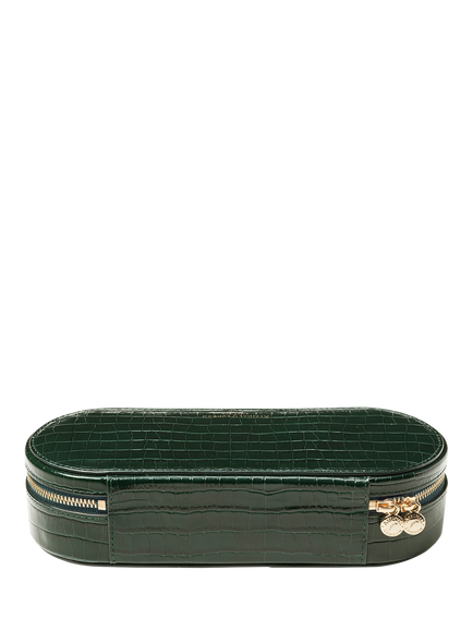 Aspinal of London Jewellery and Watch Travel Case - view 2, Evergreen