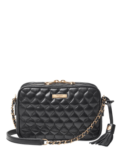 Aspinal of London Alice Leather Crossbody Camera Bag, Black