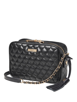 Aspinal of London Alice Leather Crossbody Camera Bag - view 2, Black