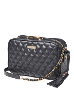 Aspinal of London Alice Leather Crossbody Camera Bag - view 2, Navy