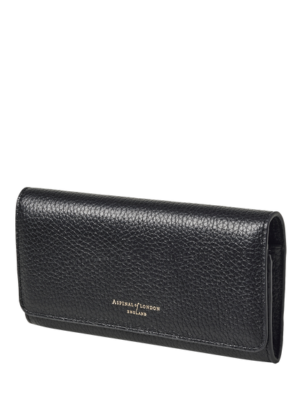 Aspinal of London Essential Leather Wallet - view 2, Black