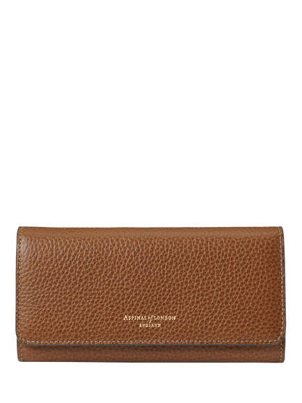 Aspinal of London Essential Leather Wallet, Tan