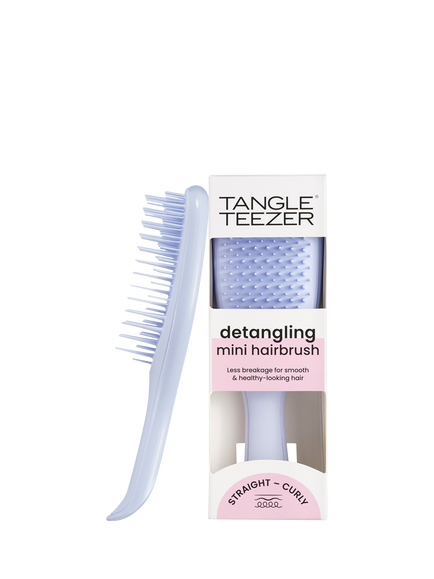 Tangle Teezer The Mini Ultimate Detangler Hair Brush, Digital Lavender - view 2, Digital Lavender