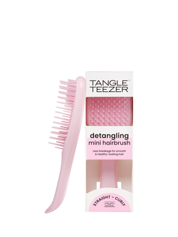 Tangle Teezer The Mini Ultimate Detangler Hair Brush, Millennial Pink - view 2, Millennial Pink