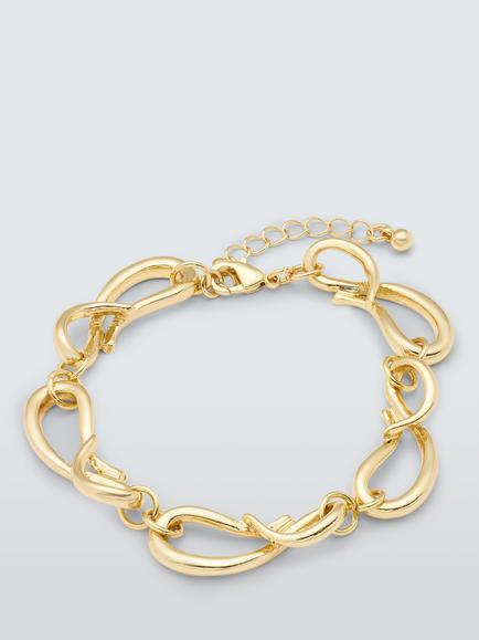 John Lewis Linked Knots Bracelet, Gold