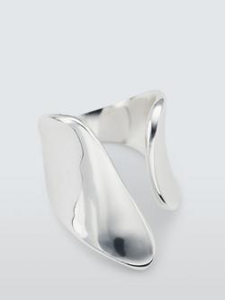 John Lewis Open Polished Ring, R 1/2, Silver