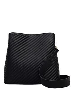 Radley Dukes Place Quilted Medium Cross Body Bag, Black, Black