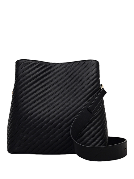 Radley Dukes Place Quilted Medium Cross Body Bag, Black, Black
