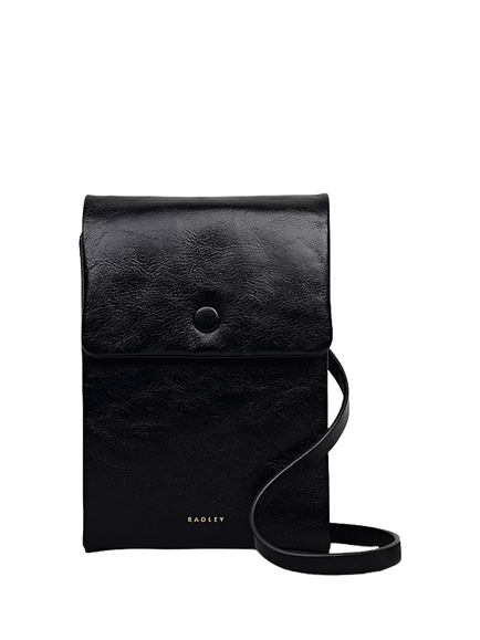 Radley Mallow Street Crossbody Phone Bag, Black, Black