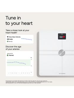 Withings Body Comp Smart Bathroom Scale - view 2, White