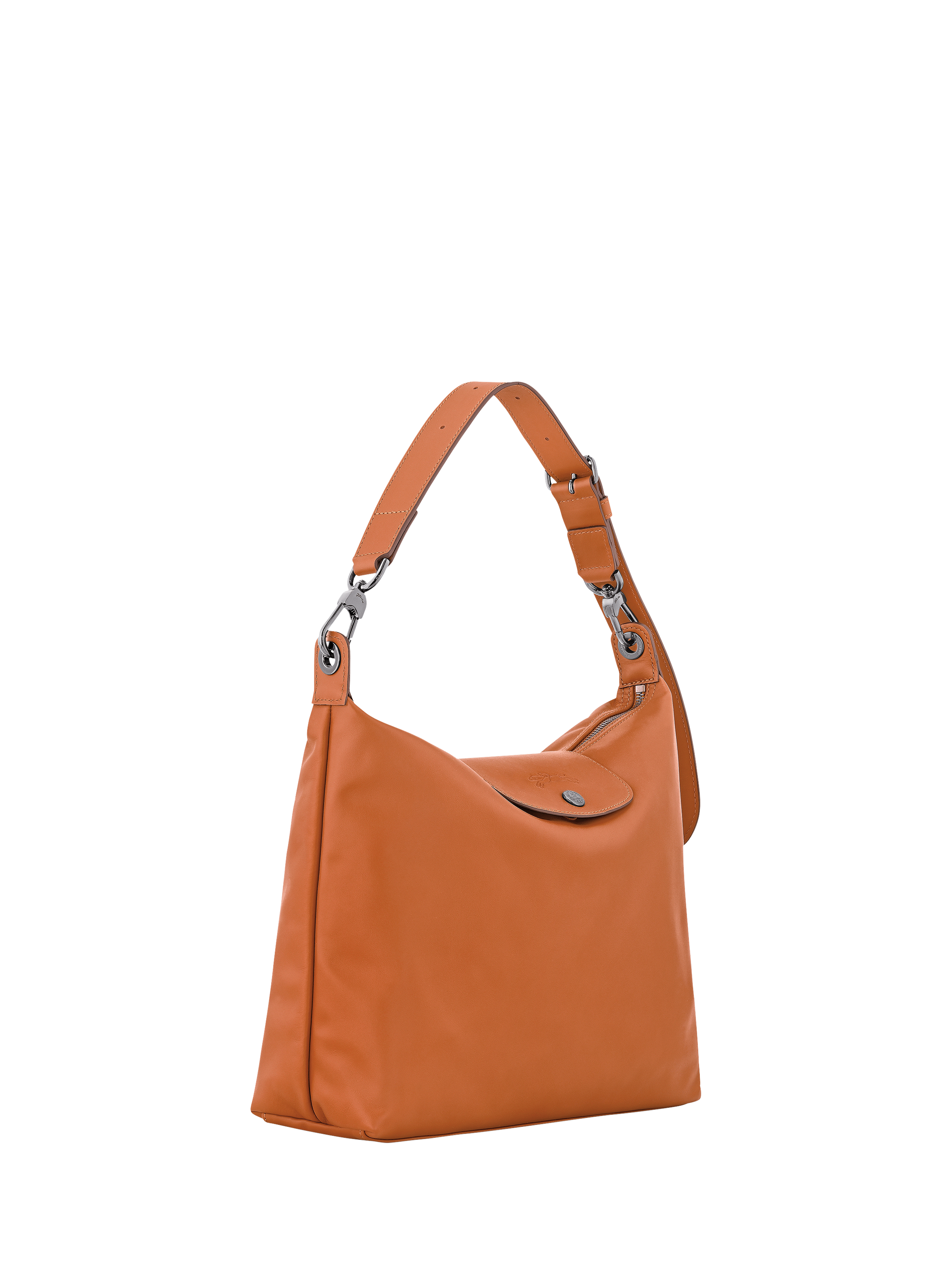 Product image 3 of 6, which shows Longchamp Le Pliage Xtra Medium Leather Shoulder Bag, Cashew