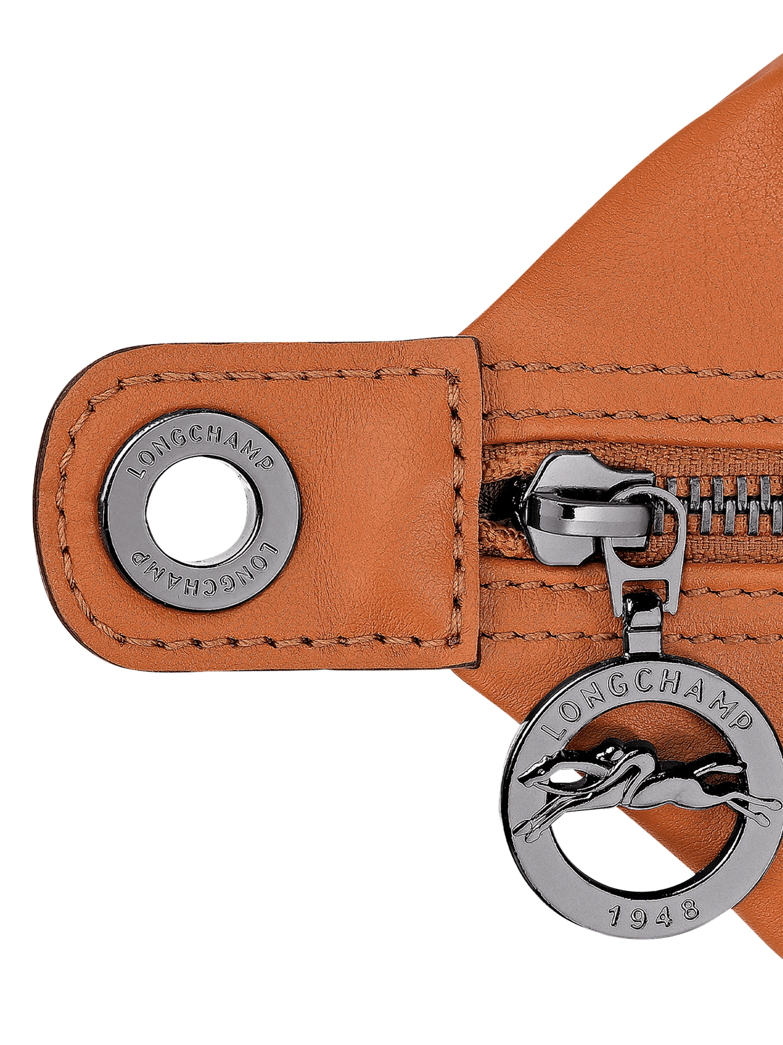 Product image 6 of 6, which shows Longchamp Le Pliage Xtra Medium Leather Shoulder Bag, Cashew