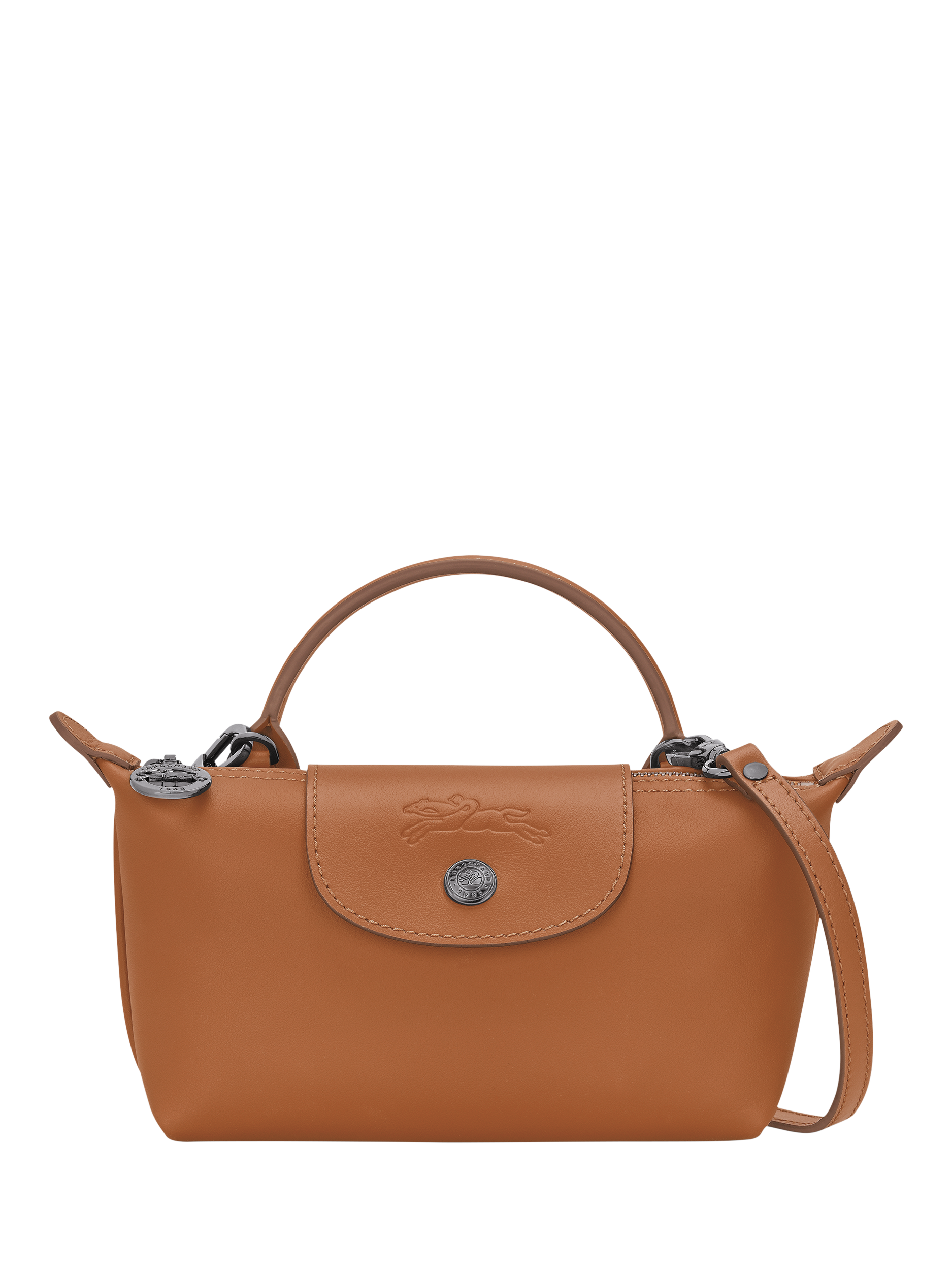Product image 1 of 6, which shows Longchamp Le Pliage Xtra XS Pouch, Cashew