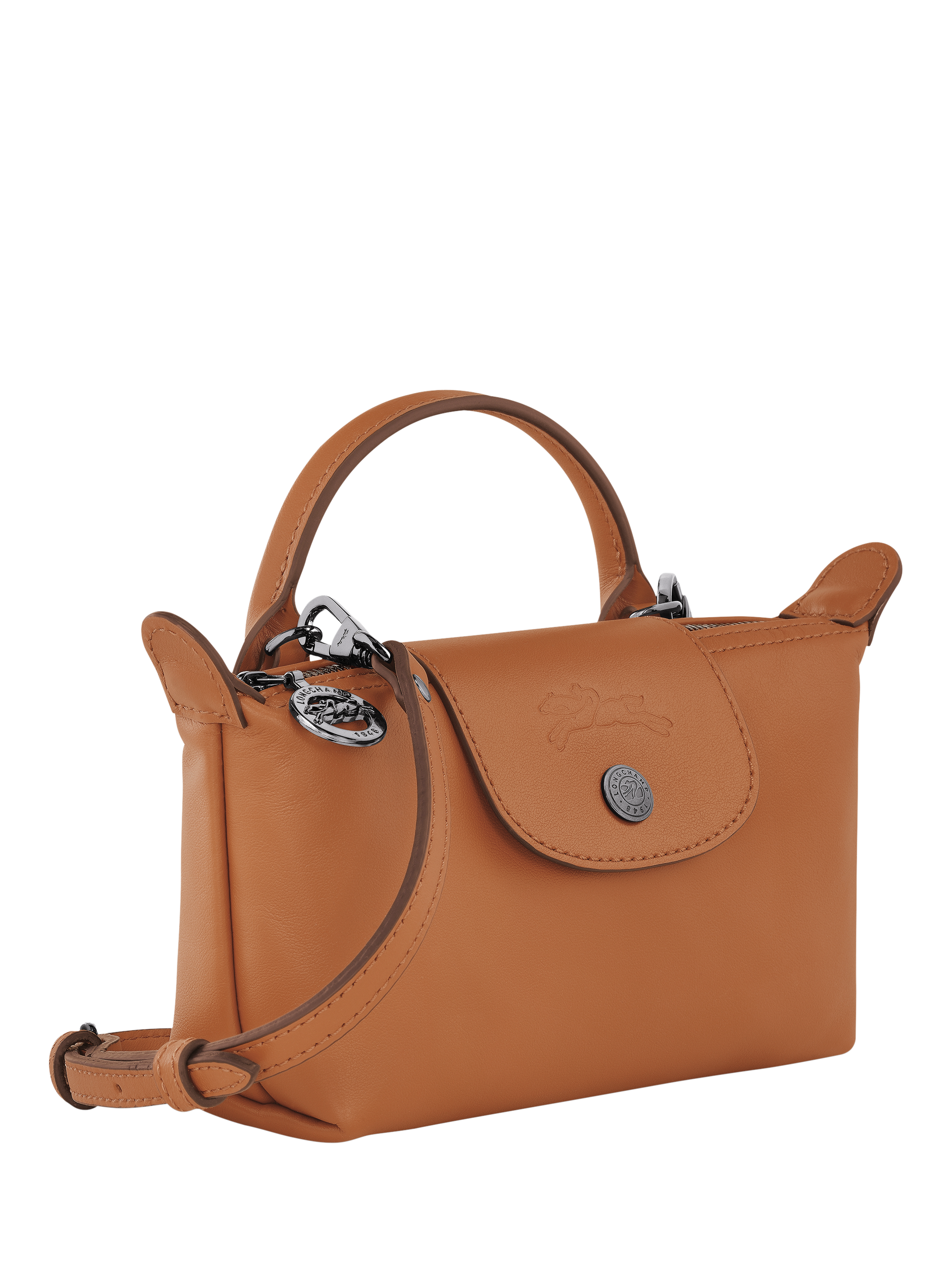 Product image 3 of 6, which shows Longchamp Le Pliage Xtra XS Pouch, Cashew