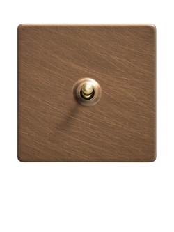 Dowsing & Reynolds Antique Brass Toggle Switch - view 2, Gold Toggles