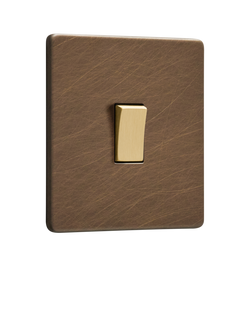 Dowsing & Reynolds Antique Brass Rocker Switch, Gold Switches