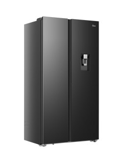 Hoover HONSQ2T918EWBK Freestanding 60/40 Fridge Freezer, Black - view 2, Black