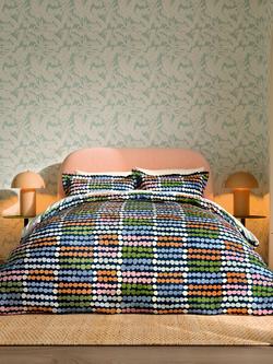 Scion Polka Dots Duvet Cover Set, Chai