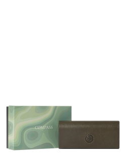 OSPREY LONDON Compass Glasses Case - view 2, Dark Olive