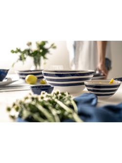 Guzzini Riviera Melamine Picnic Serving Bowl, 30cm, Blue - view 2, Blue