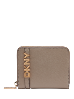 DKNY Avil Small Zipped Wallet, Mink
