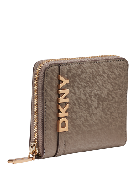 DKNY Avil Small Zipped Wallet - view 2, Mink