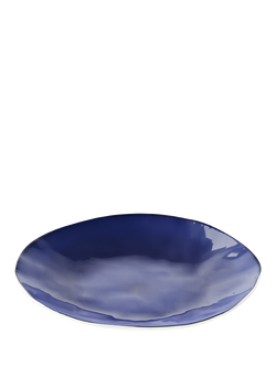 Guzzini Riviera Melamine Picnic Dinner Plate, 27cm, Blue, Blue