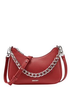 DKNY Jenna Demi Crossbody Bag, Bright Red