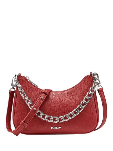 DKNY Jenna Demi Crossbody Bag, Bright Red