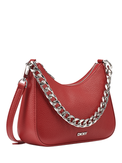 DKNY Jenna Demi Crossbody Bag - view 2, Bright Red