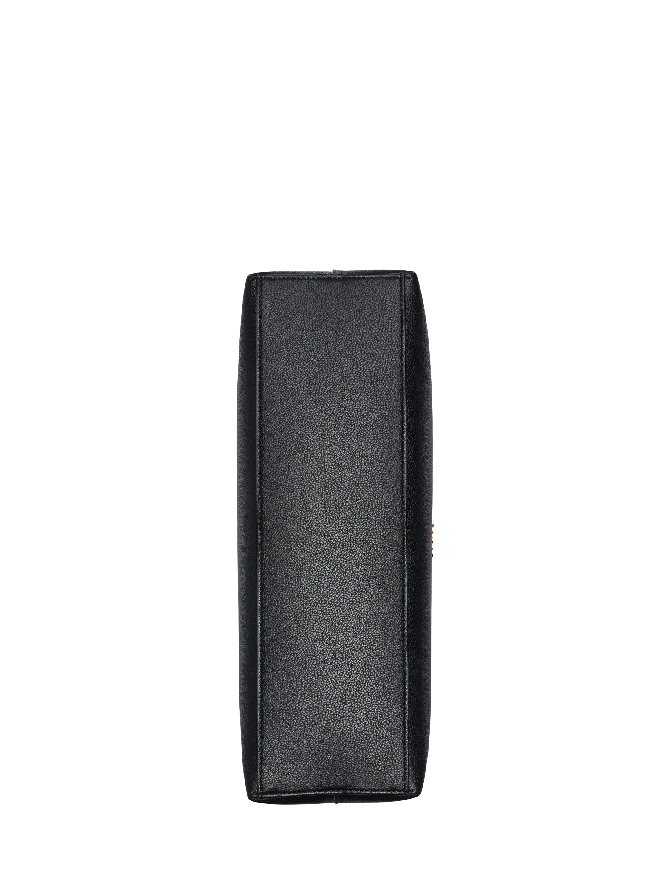 Product image 5 of 5, which shows DKNY Paula Faux Leather Hobo Handbag, Black/Gold