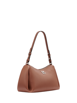 DKNY Remy TZ Faux Leather Shoulder Bag, Hot Cocoa - view 2, Hot Cocoa